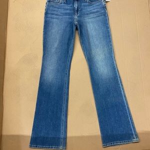 The honey curvy bootcut joe’s flare jeans